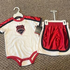 24 months Nike onesie and shorts